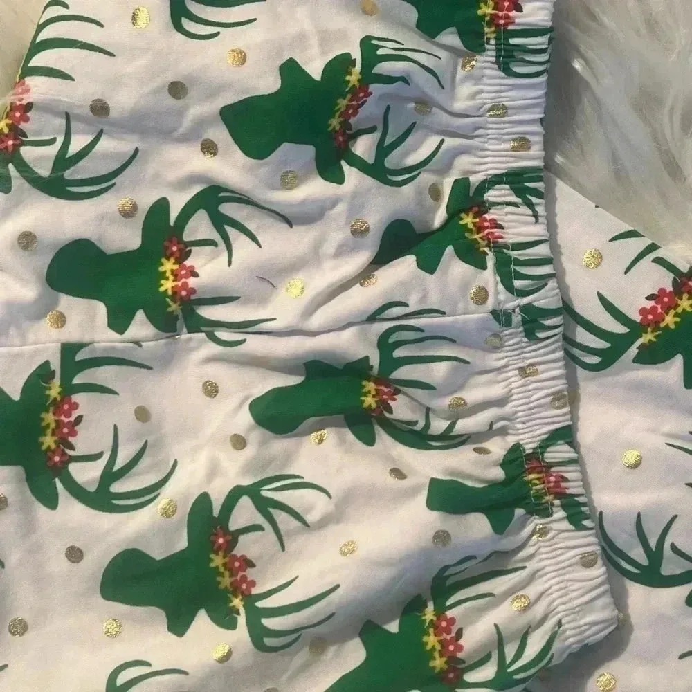 GIRKS BOUTIQUE CHRISTMAS RUFFLE BOTTOM PANTS SZ XXL - Picture 3 of 6